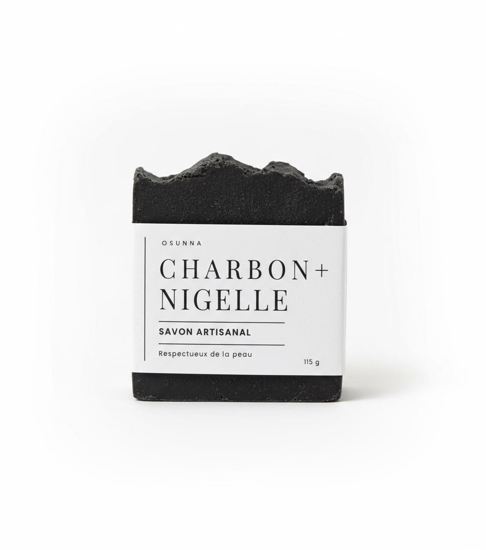 Charbon & Nigelle : Savon artisanal