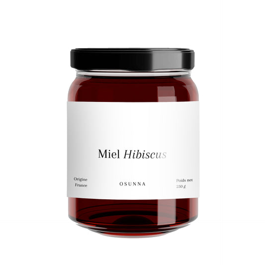 Miel aux fleurs d’hibiscus bio